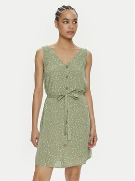 Vero Moda Vero Moda Letní šaty Bumpy 10286519 Zelená Regular Fit