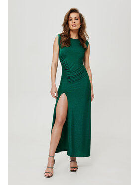 Makover Makover Abito da sera K186 Verde A-Line Fit