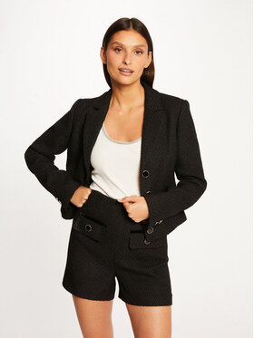 Morgan Morgan Шорти з тканини 232-SHALER Чорний Straight Fit