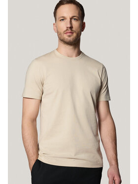 Próchnik Próchnik T-Shirt PM6 TS073125000007 Beżowy Regular Fit