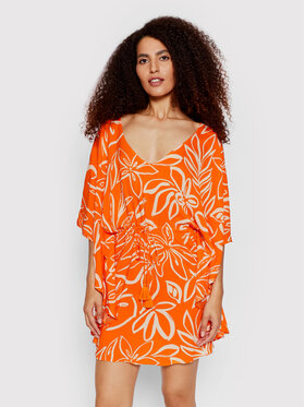 Etam Etam Plážové šaty 6534992 Oranžová Regular Fit