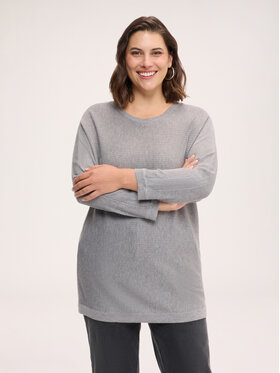 Fiorella Rubino Fiorella Rubino Sweter M216E102298N013 Szary Over Fit