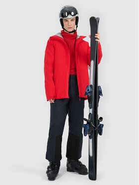 4F 4F Kurtka narciarska SKI PERFORMANCE Czerwony Regular Fit