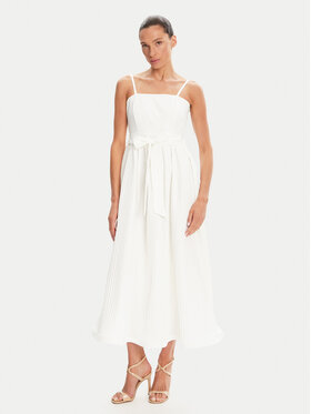 Rinascimento Rinascimento Rochie cocktail CFC0124473003 Alb Regular Fit