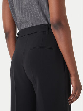 BOSS Boss Stoffhose Tapiana 50479405 Schwarz Relaxed Fit