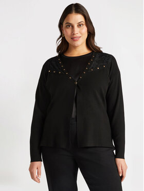 Fiorella Rubino Fiorella Rubino Cardigan M251L007847N033 Nero Regular Fit