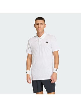 adidas adidas Koszulka techniczna 158846 Biały Slim Fit