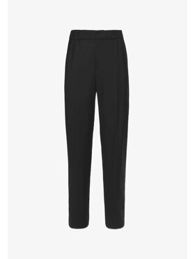 La Mania La Mania Spodnie materiałowe CLASSIC Czarny Classic Fit