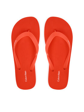 Calvin Klein Calvin Klein Japonki Logo Strap HM0HM02105 Pomarańczowy