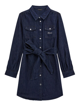 Guess Guess Džínové šaty J5BK22 D4EU0 Tmavomodrá Regular Fit
