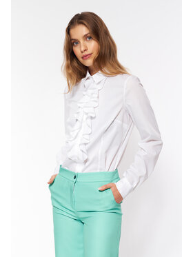 NIFE NIFE Košile K79 Bílá Classic Fit