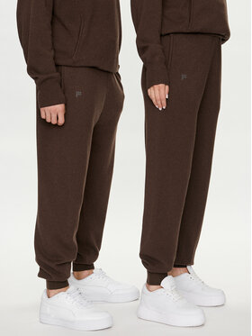 Pangaia Pangaia Teplákové kalhoty Archive Recycled Cashmere Hnědá Loose Fit
