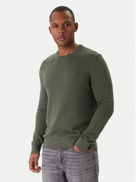 Tommy Jeans Tommy Jeans Pulover DM0DM21787 Verde Regular Fit