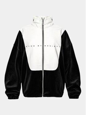 Nobrand Nobrand Kurtka anorak Hanorac catifea - H26748 Czarny Basic Fit