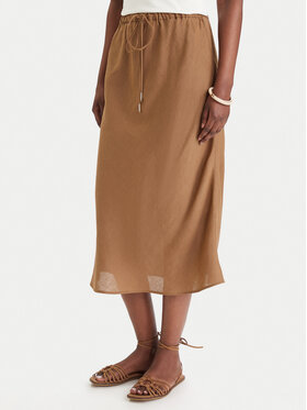 Marella Marella Gonna maxi Gamba 2613101094 Marrone Regular Fit