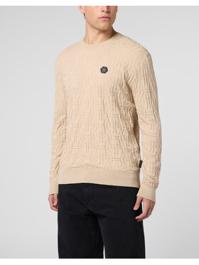 PHILIPP PLEIN PHILIPP PLEIN Maglione 29913 Beige Regular Fit
