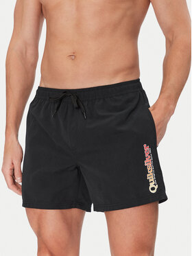 Quiksilver Quiksilver Plavecké šortky Spl Fineline Volley 15 EQYJV04141 Černá Regular Fit