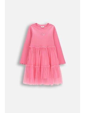 Coccodrillo Coccodrillo Sukienka codzienna WC6129101FGK-007 Różowy Regular Fit