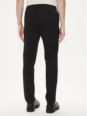 Calvin Klein Chino Hlače Modern Twill K10K113696 Črna Slim Fit