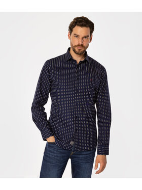 Lee Cooper Lee Cooper Koszula WINDSOR Granatowy Slim Fit