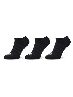 adidas adidas Комплект 3 чифта къси чорапи унисекс Twin And Light IC1327 Черен