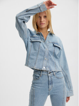 Gestuz Gestuz Jeans jakna 10908133 Modra Regular Fit