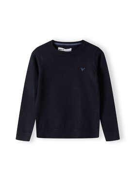 minoti minoti Sweter 27KNIT58 Granatowy Regular Fit