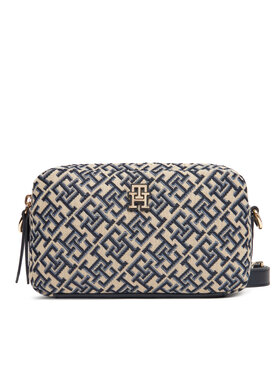 Tommy Hilfiger Tommy Hilfiger Kabelka Th Jacquard Camera Bag AW0AW17443 Tmavomodrá