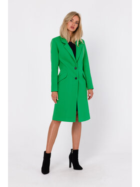 Made of Emotion Made of Emotion Cappotto M758 Verde Modern Fit