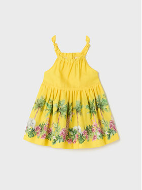 Mayoral Mayoral Rochie de vară 1967 Galben Regular Fit
