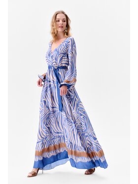 blue shadow blue shadow Sukienka Anex Niebieski Regular Fit