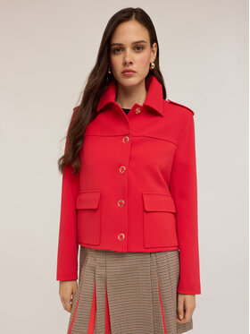 Motivi Motivi Cappotto Q590Q101013N016 Rosso Regular Fit