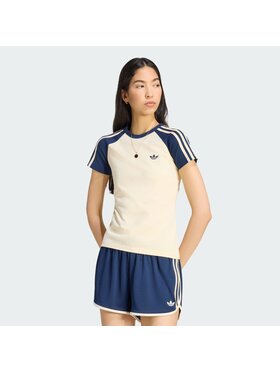 adidas adidas T-Shirt 159127 Żółty Slim Fit