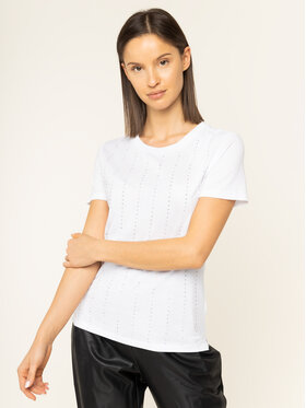 Guess Guess T-shirt Krystal Tee W01I70 K46D0 Bijela Regular Fit