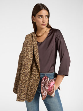 Elena Mirò Elena Mirò Blusa 2131P000169N032 Marrone Regular Fit