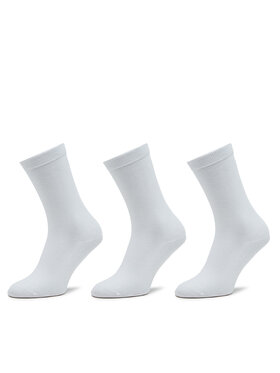 Pepe Jeans Pepe Jeans 3 pár uniszex hosszú szárú zokni Cr 3P PLU30018 Fehér
