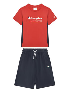 Champion Champion Set tricou și pantaloni scurți 306992 Roșu Regular Fit