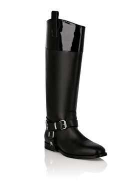 PHILIPP PLEIN PHILIPP PLEIN Kozačky 5553 Černá