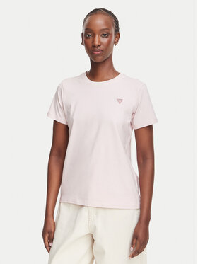 Guess Jeans Guess Jeans T-Shirt W4YI10 J1314 Różowy jasny Regular Fit