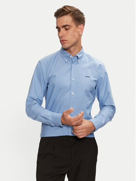 BOSS Boss Hemd H-Roan 50521996 Himmelblau Slim Fit