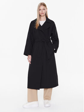Calvin Klein Jeans Calvin Klein Jeans Тренч J20J220337 Черен Oversize