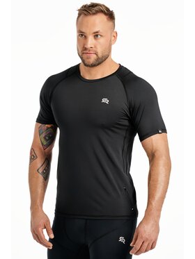 ROUGH RADICAL ROUGH RADICAL Koszulka techniczna VITAL ZIP Czarny Slim Fit