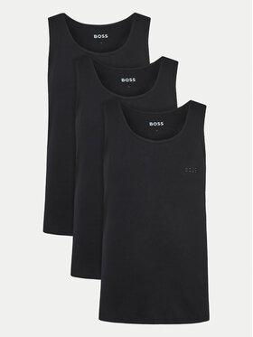 BOSS BOSS Set 3 Tank top-uri 50542132 Negru Regular Fit