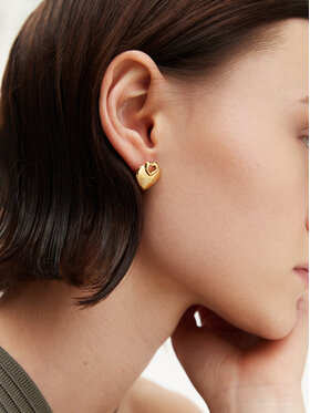 Guess Guess Обици JUBE05 218JW Златист