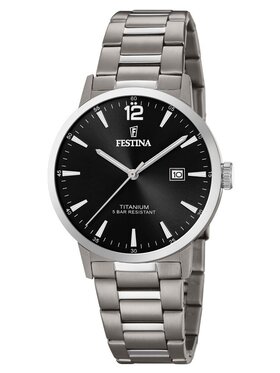 Festina Festina Zegarek F20435/3 Srebrny