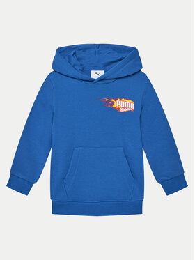 Puma Puma Світшот Hot Wheels 630071 Голубий Regular Fit
