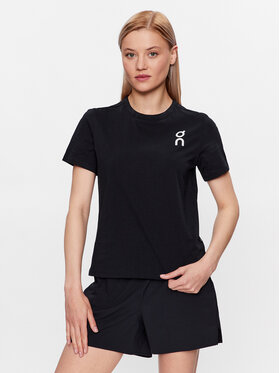 On On Marškinėliai Graphic-T W 1WD10630553 Juoda Relaxed Fit