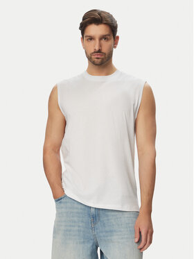 Jack & Jones Jack & Jones Majica brez rokavov Simon 12297709 Bela Relaxed Fit