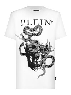 PHILIPP PLEIN PHILIPP PLEIN Tričko 9559 Biela Regular Fit