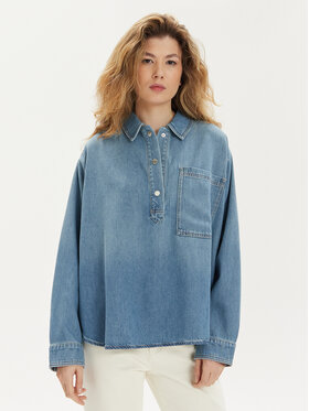 s.Oliver s.Oliver Jeanshemd 2140995 Blau Loose Fit